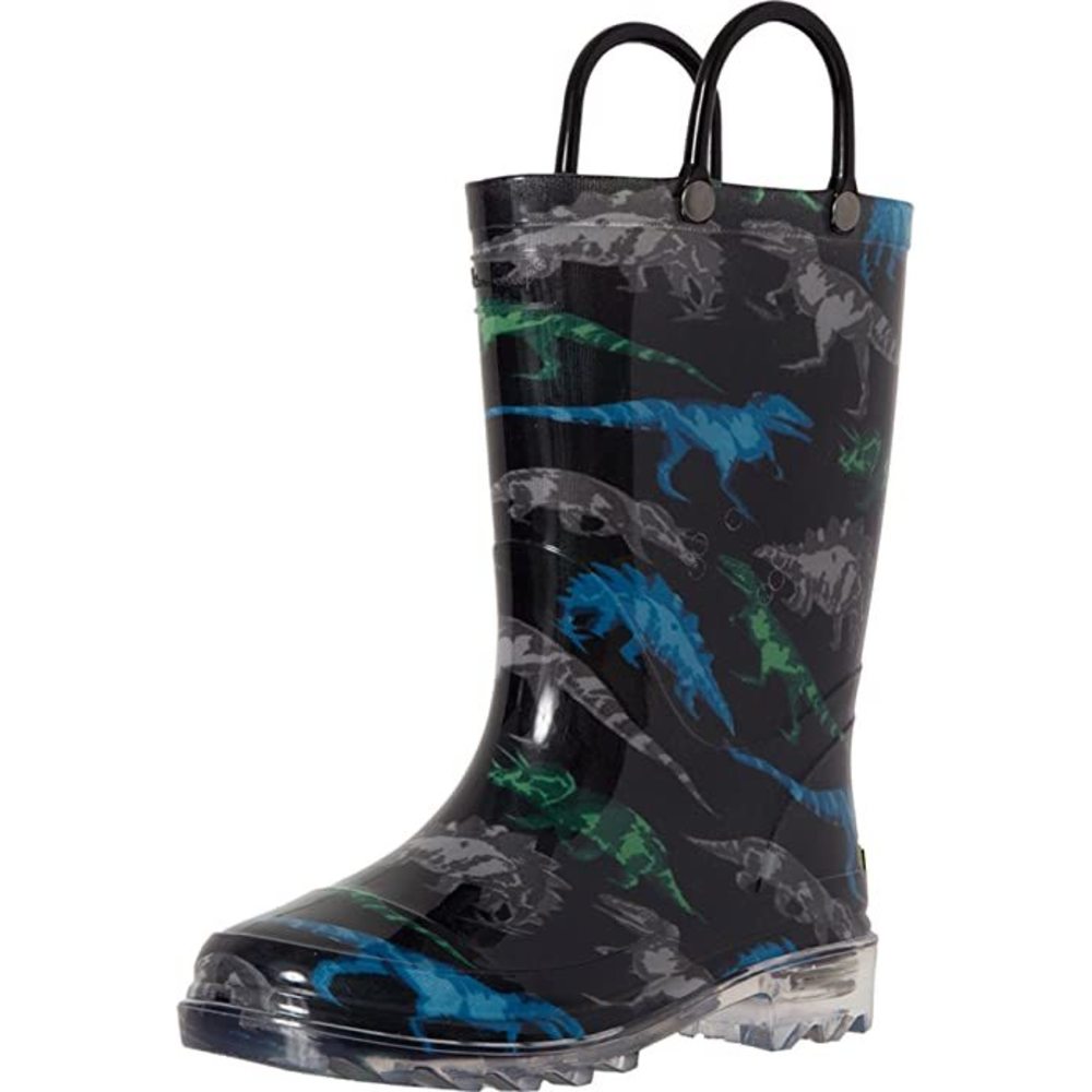 Western Chief Kid's Dinosaur Friends Lighted Rain Boot